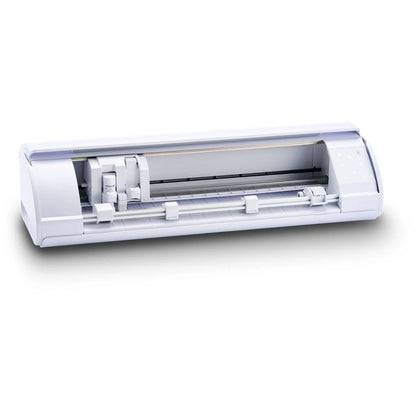 Silhouette White Cameo 5 Alpha W/ Advanced Blade Pack, 38 Oracal Sheets, HTV