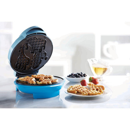 New TS-253 Non-Stick Animal Shape Waffle Maker Machine, Blue