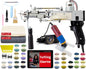 Dabline Rug Tufting Gun Kit – Complete Tufting Supplies Including 2 in 1 Cut & Loop Pile Rug Tufting Gun, Carpet Trimmer, Tufting Cloth, Backing Cloth, 20 Color Yarns, Tools & Accessories