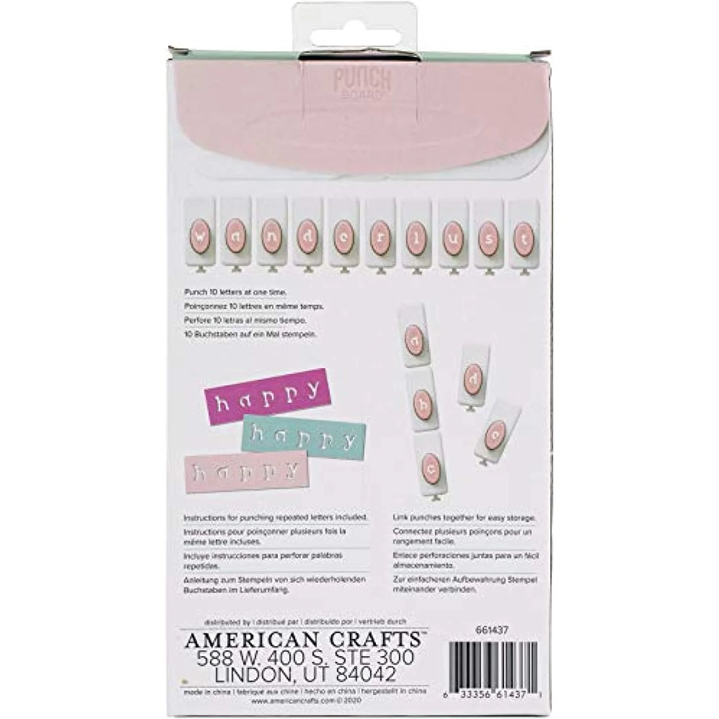 Word Punch Board-Lowercase