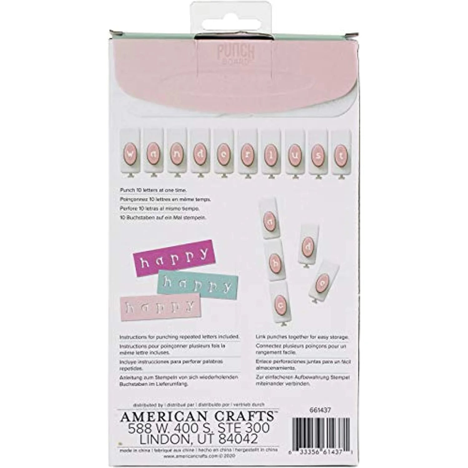 Word Punch Board-Lowercase