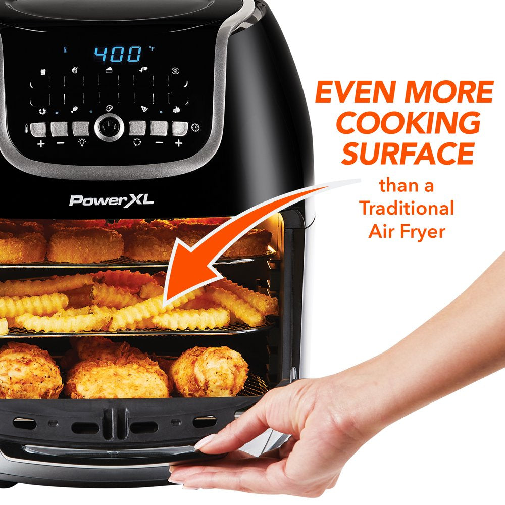 Vortex Air Fryer Pro plus 10 Quart Capacity, Black, 1700 Watts,