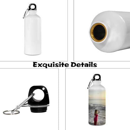 10PCS 20Oz 600Ml Sublimation White Blank Aluminum Sports Water Bottle Mugs for Sublimation Heat Transfer Printing