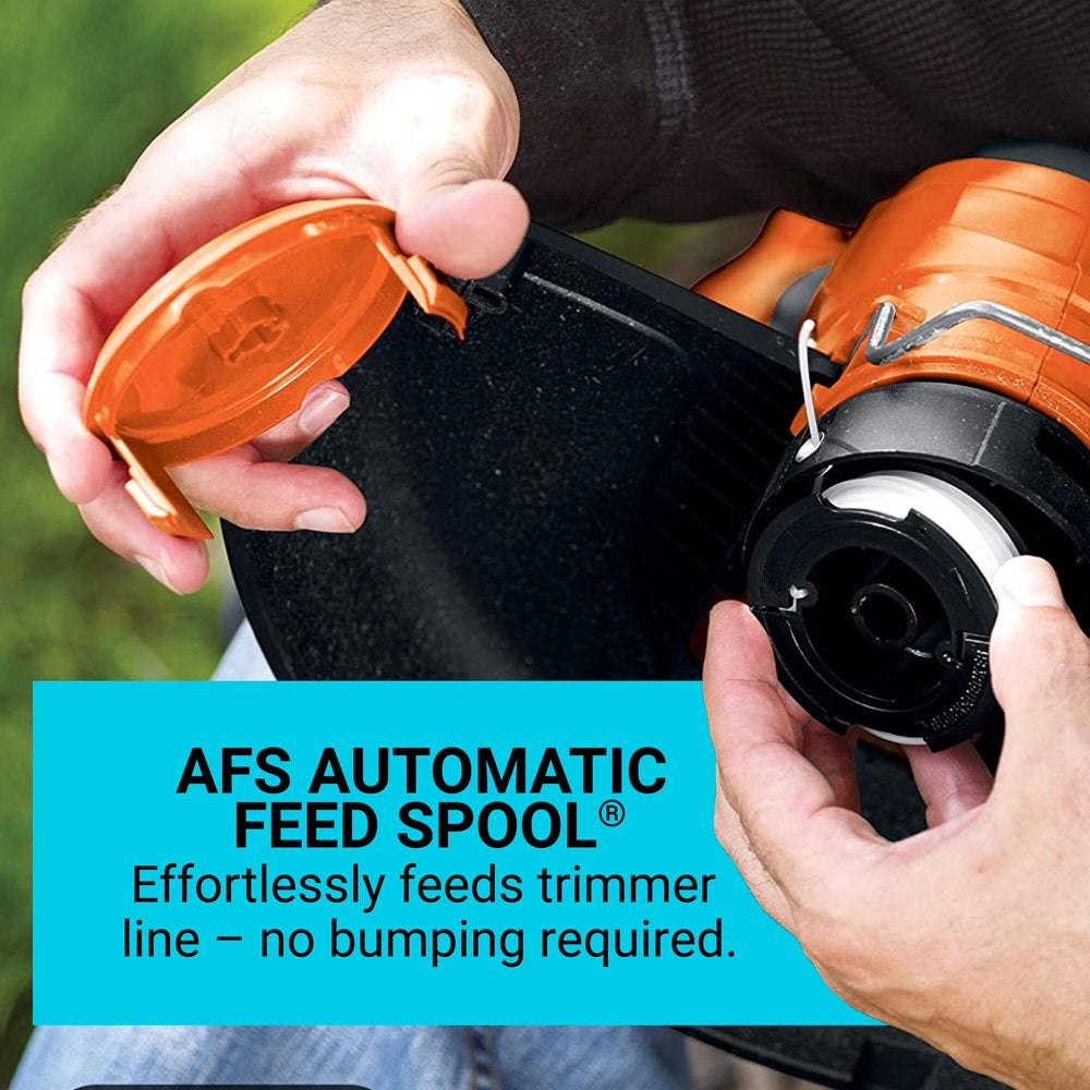 20V MAX Cordless 12" Lithium-Ion 3-In-1 Trimmer/Edger and Mower + 2 Batteries