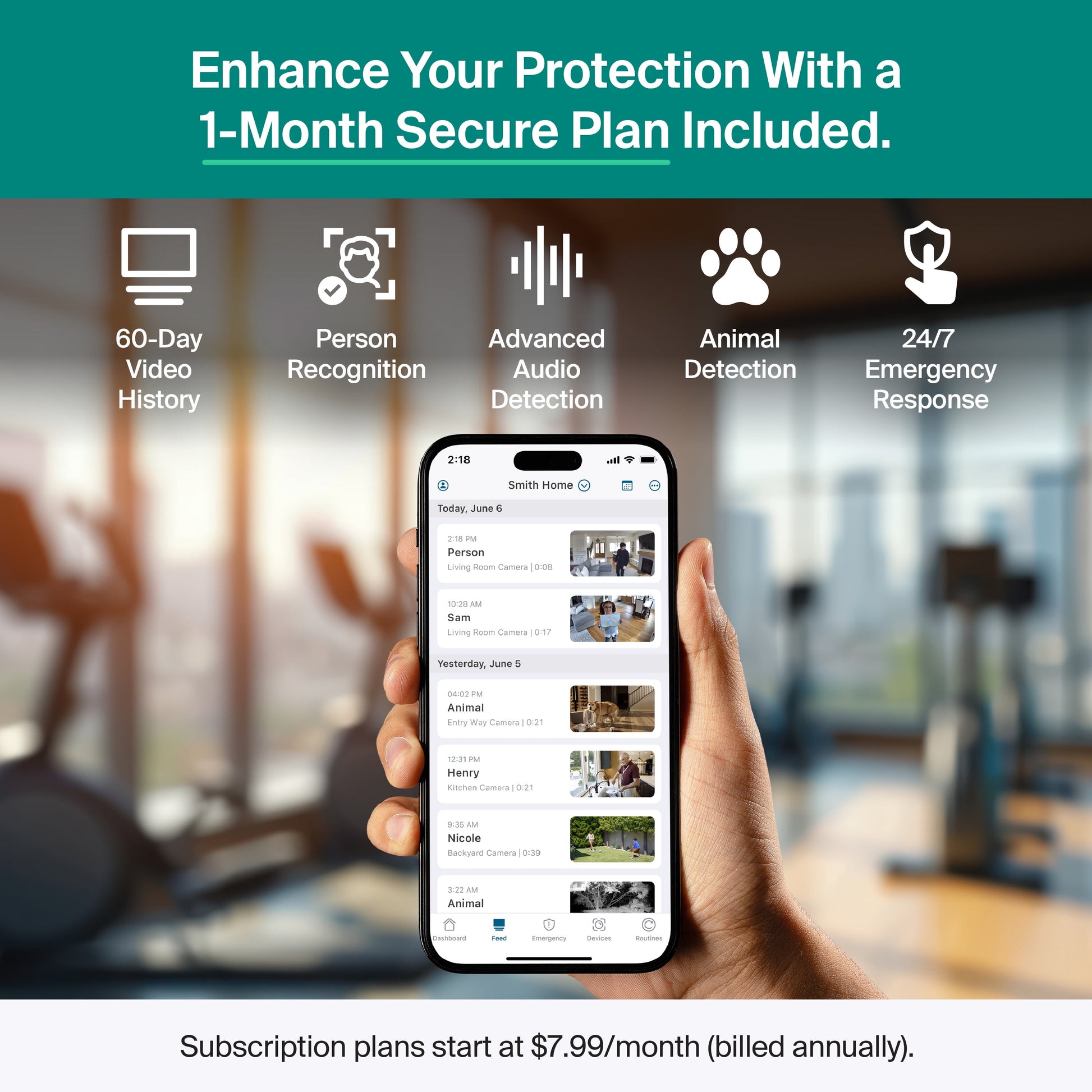 Essential Indoor Pan Tilt Security Camera (2025 Release) - 1080P HD Video, Wired Plug-In Power, 1-Cam