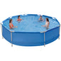 10Ft X 30In Metal Frame above Ground Swimming Pool, Round
