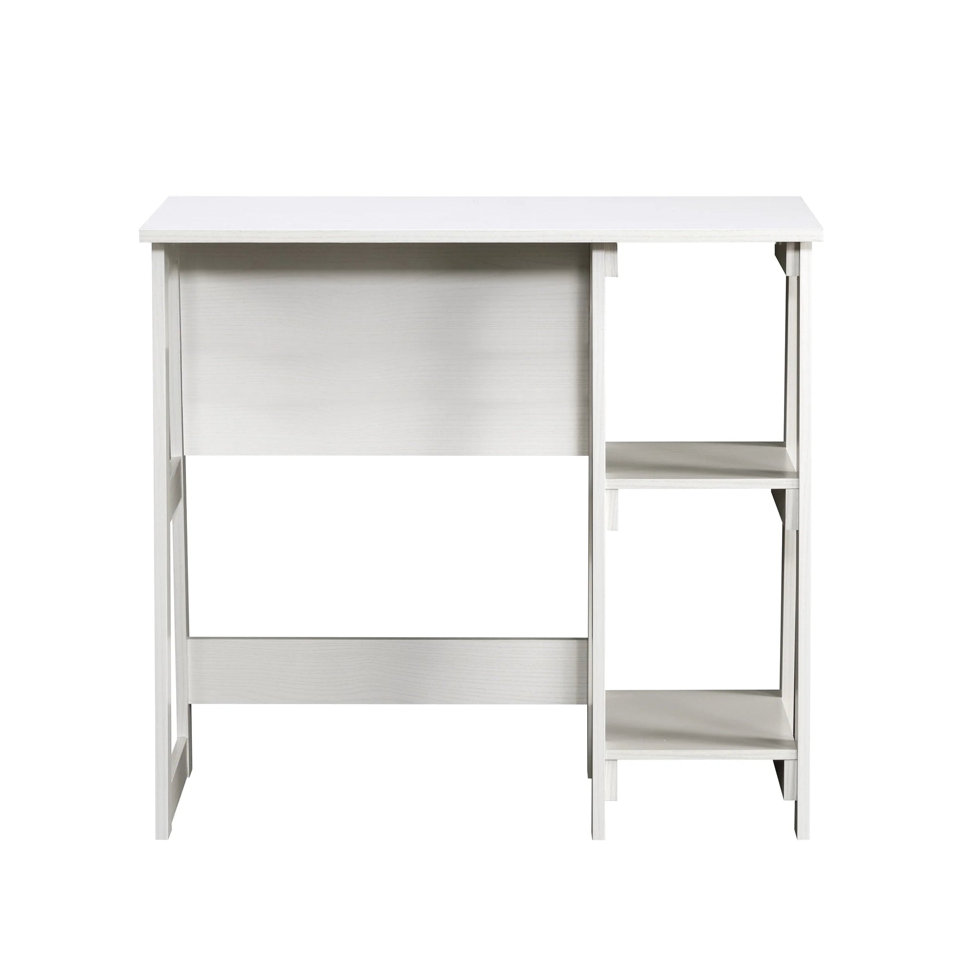Quick Assembly Desk, White Finish