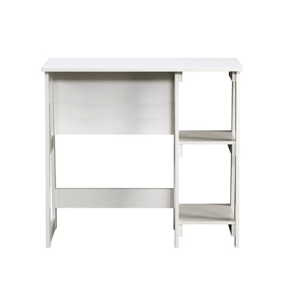Quick Assembly Desk, White Finish
