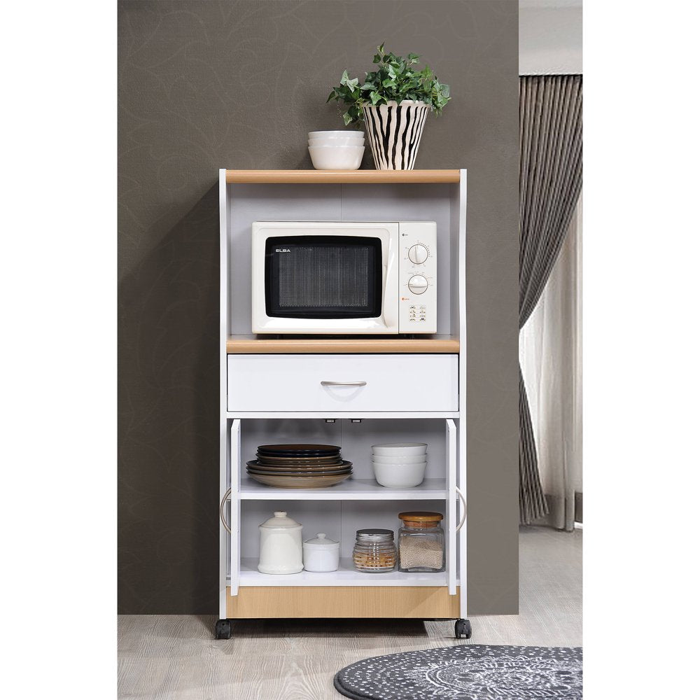 Modern Indoor Furniture Microwave Kitchen Cart