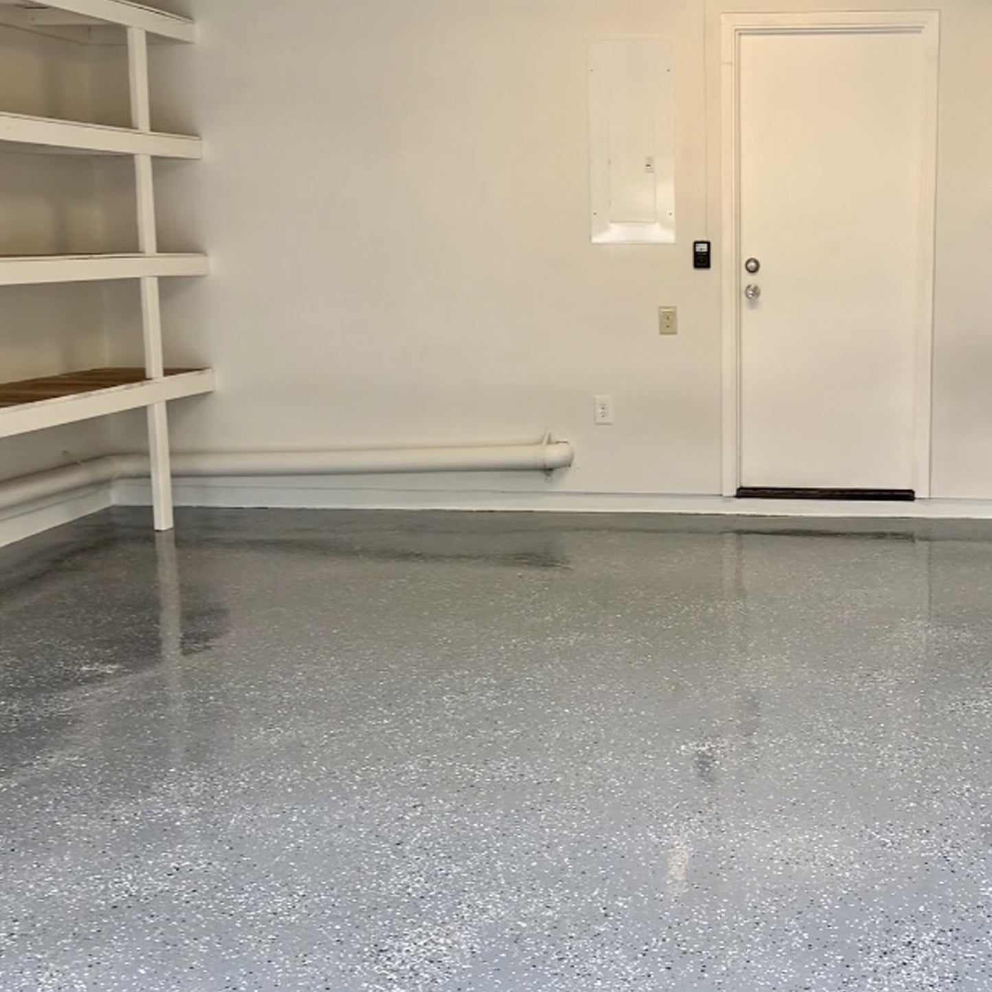 Dark Gray,  Epoxyshield Water-Based Epoxy Garage Floor Coating-365186, Gloss 2.5-Car, 2 Gal Kit, 1 Pack