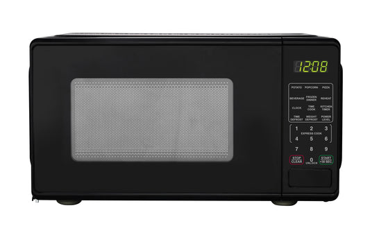 (3 Pack)  0.7 Cu Ft Countertop Microwave Oven, 700 Watts, Black
