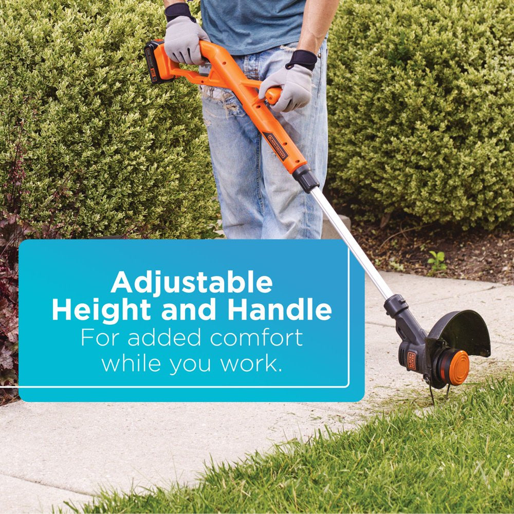 LST201 20V MAX 1.5AH Lithium-Ion Cordless 10" String Trimmer / Edger