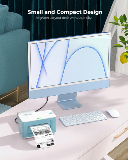 MUNBYN Shipping Label Printer RealWriter 941, 4x6 Label Printer for Shipping Packages, USB Thermal Printer for Home Shipping Small Business, Compatible with macOS, Windows (USB Only)