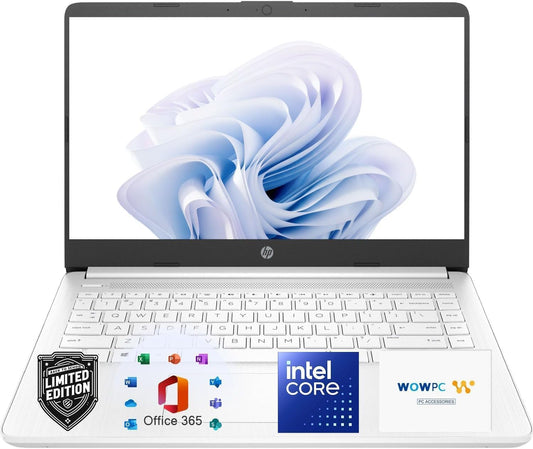 HP New Everyday 256GB SSD Laptop • 2026 Edition • Microsoft Office 365 Included • Intel Core • Thin & Portable • Fast Response • Long Battery Life • Windows 11