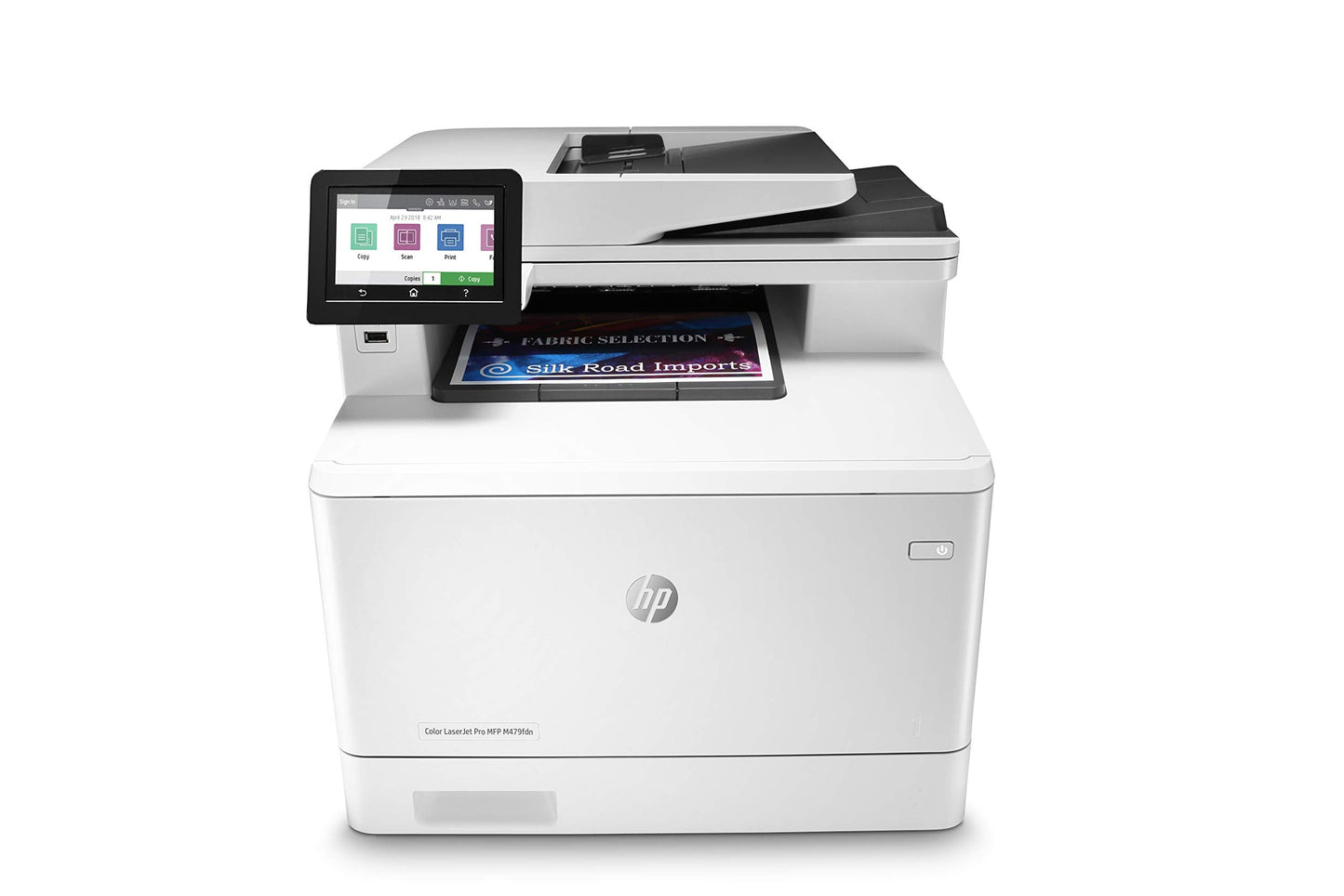 HP Color LaserJet Pro MFP 4301fdn Printer, Print, scan, copy, fax, Fast speeds, Easy setup, Mobile printing, Advanced security, Best-for-small teams, 16.6 x 17.1 x 15.1 in,white