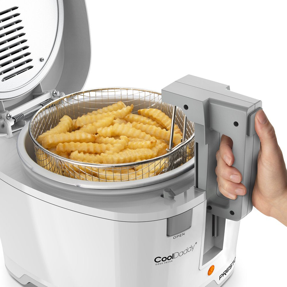 Cool Daddy® Cool-Touch Deep Fryer 05443, White