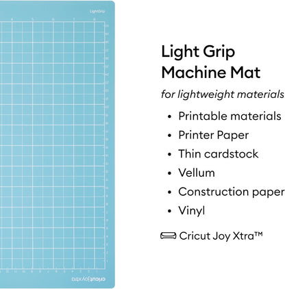 Cricut Light Grip Cutting Mat 8.5in x 12in, Reusable Cutting Mats for Crafts, Use with Printer Paper, Vellum, Light Cardstock & More