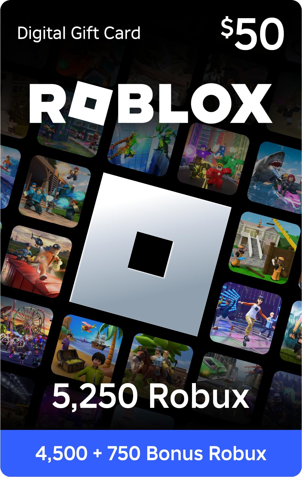 Roblox Digital Gift Card - 5,250 Robux [Includes Exclusive Virtual Item] [Digital Code]