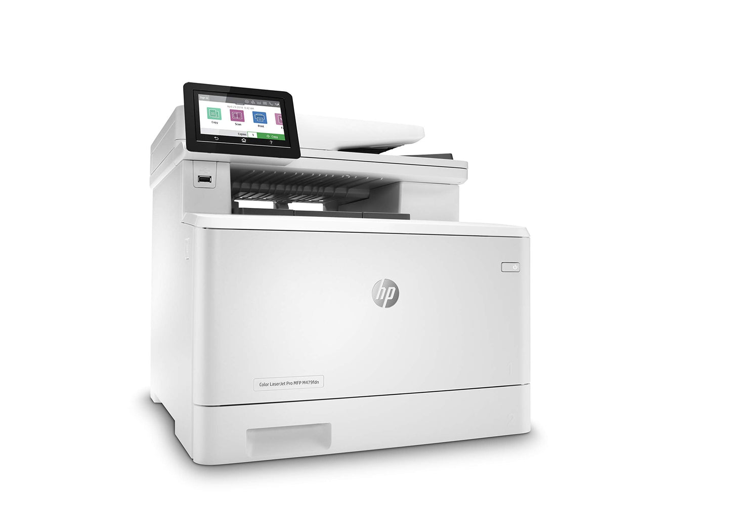 HP Color LaserJet Pro MFP 4301fdn Printer, Print, scan, copy, fax, Fast speeds, Easy setup, Mobile printing, Advanced security, Best-for-small teams, 16.6 x 17.1 x 15.1 in,white