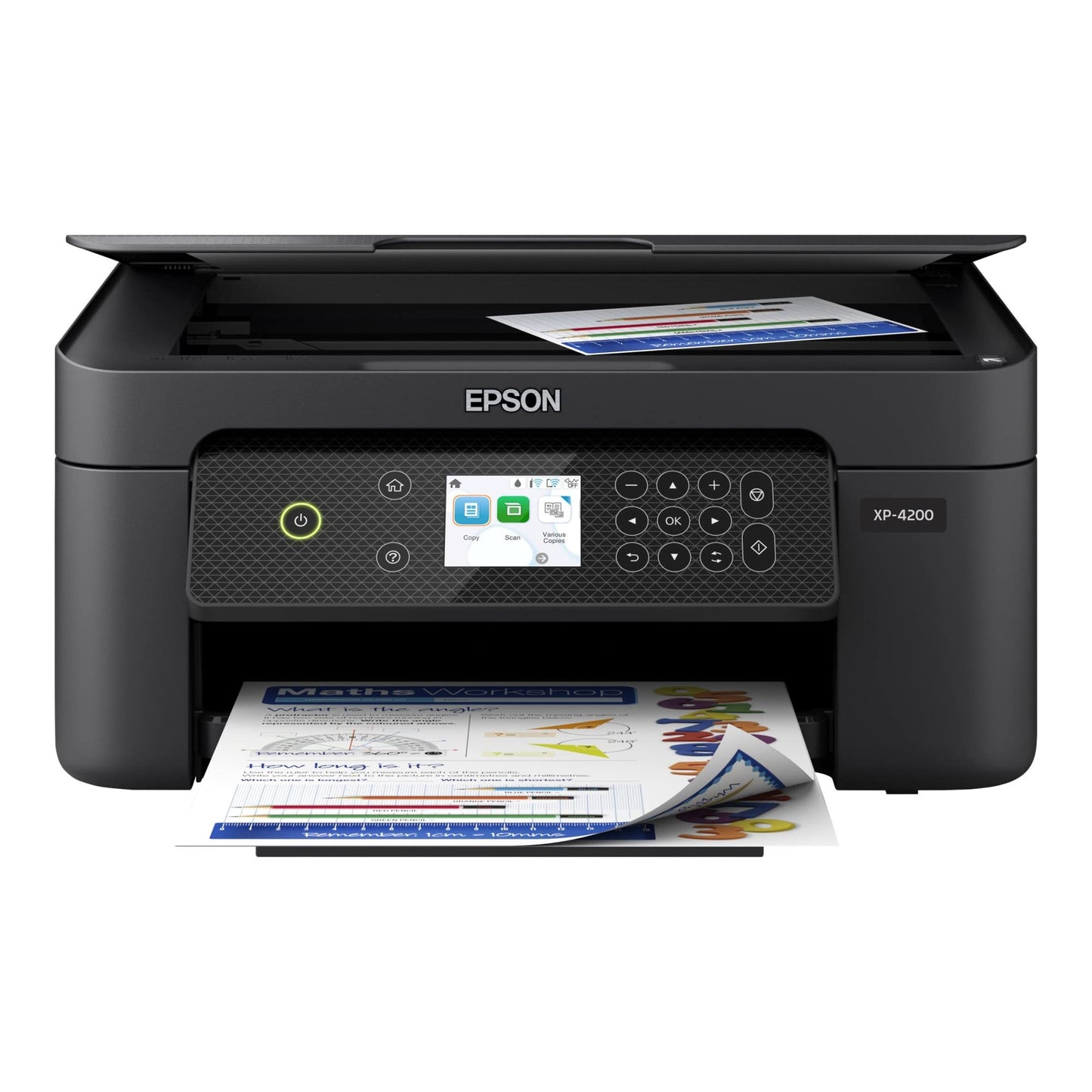 Epson Expression Home XP-4200 Wireless Color All-in-One Printer with Scan, Copy, Automatic 2-Sided Printing, Borderless Photos and 2.4" Color Display,Black