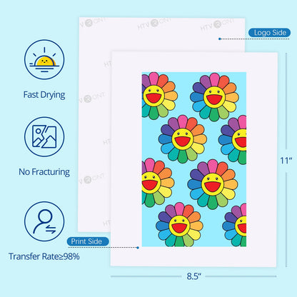 HTVRONT Sublimation Paper 8.5x14 Inch - 200 Sheets Sublimation Transfer Paper Compatible with Inkjet Printer,Sublimation Heat Transfer Paper for Tumblers, Mugs, T-shirts and Other Sublimation Blanks