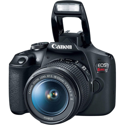 Canon EOS Rebel T7 DSLR Camera with 18-55mm Lens | Built-in Wi-Fi | 24.1 MP CMOS Sensor | DIGIC 4+ Image Processor and Full HD Videos