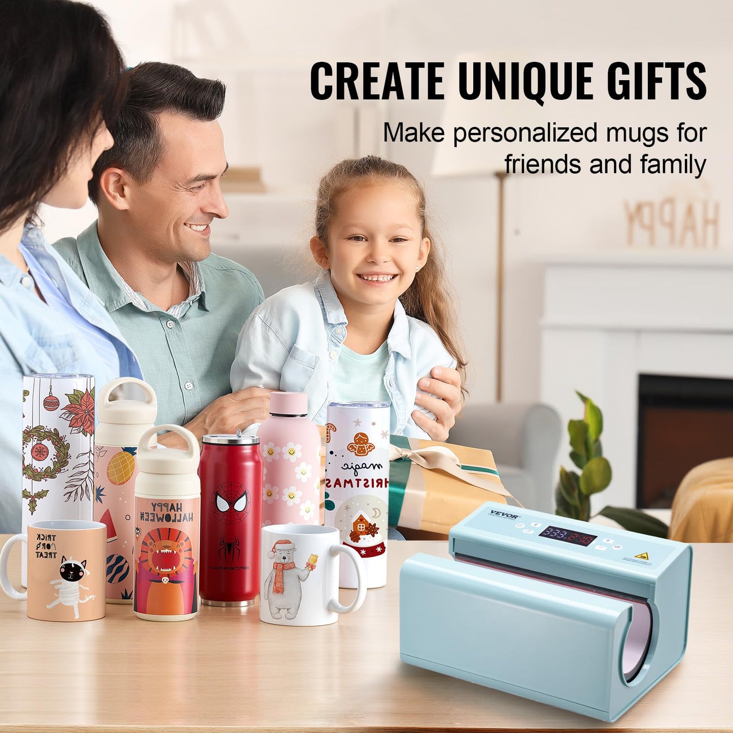 VEVOR 16x20 Heat Press, 1700W High Pressure Clamshell Heat Press Machine for T Shirts, Large Professional Digital Control Heat Transfer Machine for Sublimation, Vinyl, Heat Transfer Projects