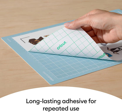 Cricut Light Grip Cutting Mat 8.5in x 12in, Reusable Cutting Mats for Crafts, Use with Printer Paper, Vellum, Light Cardstock & More
