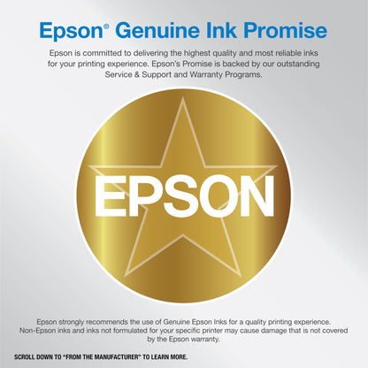 Epson EcoTank Pro ET-5150 Wireless Color All-in-One Supertank Printer with Scanner, Copier, Plus Auto Document Feeder, Large, White