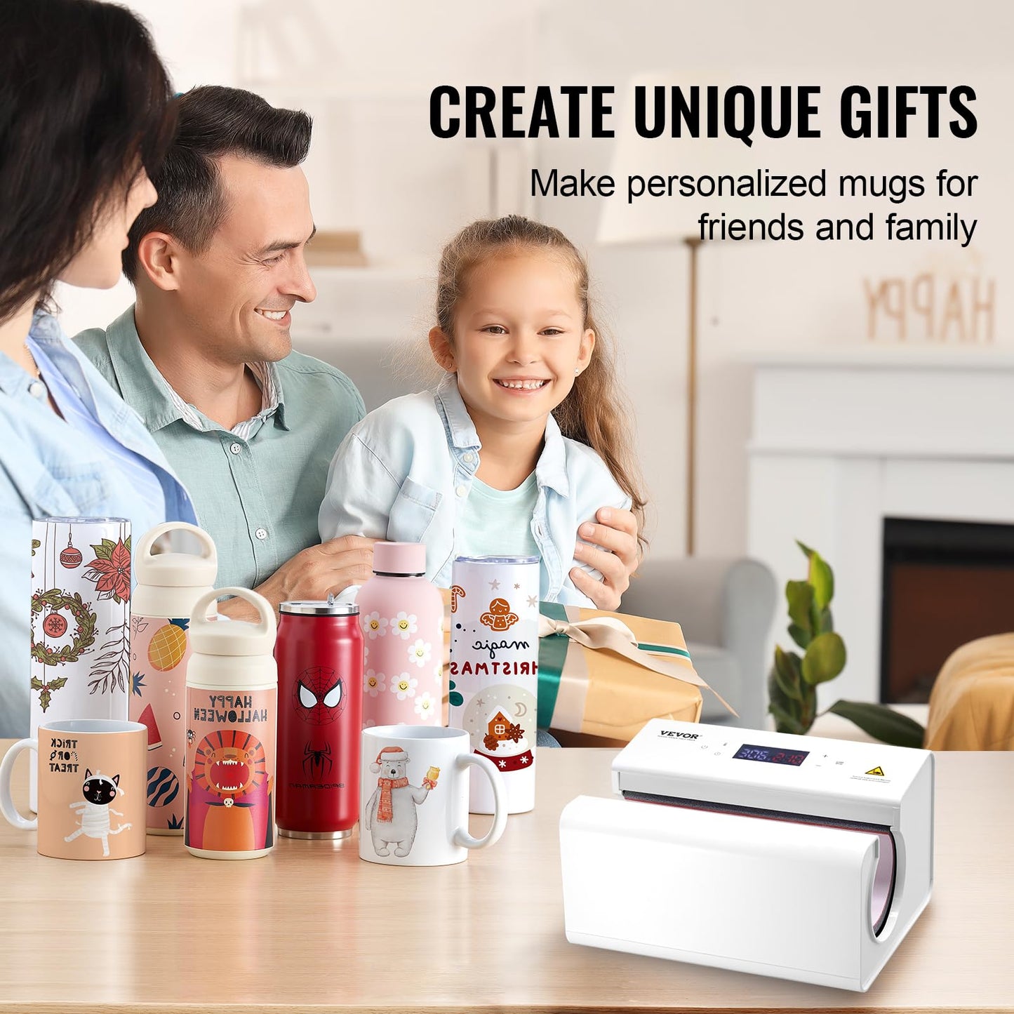 VEVOR 16x20 Heat Press, 1700W High Pressure Clamshell Heat Press Machine for T Shirts, Large Professional Digital Control Heat Transfer Machine for Sublimation, Vinyl, Heat Transfer Projects