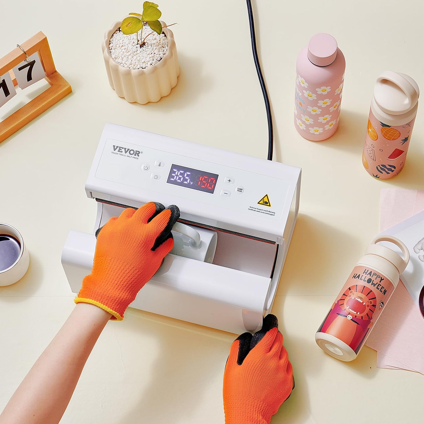 VEVOR 16x20 Heat Press, 1700W High Pressure Clamshell Heat Press Machine for T Shirts, Large Professional Digital Control Heat Transfer Machine for Sublimation, Vinyl, Heat Transfer Projects