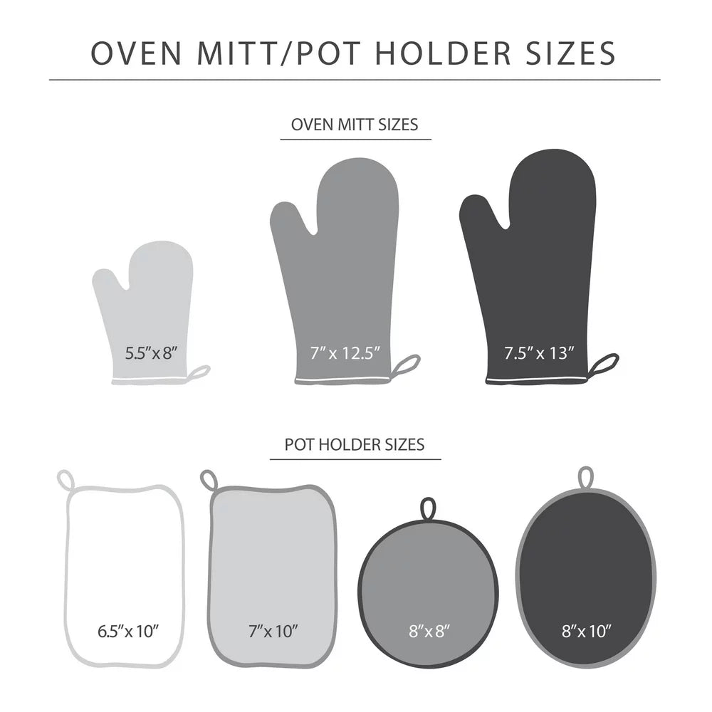 Asteroid Mini Oven Mitt Set, Blue Velvet, 5.5"X8", Set of 2