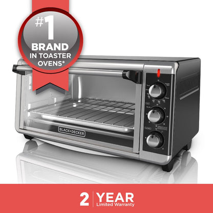 8 Slice Extra-Wide Stainless Steel Countertop Toaster Oven, TO3250XSB