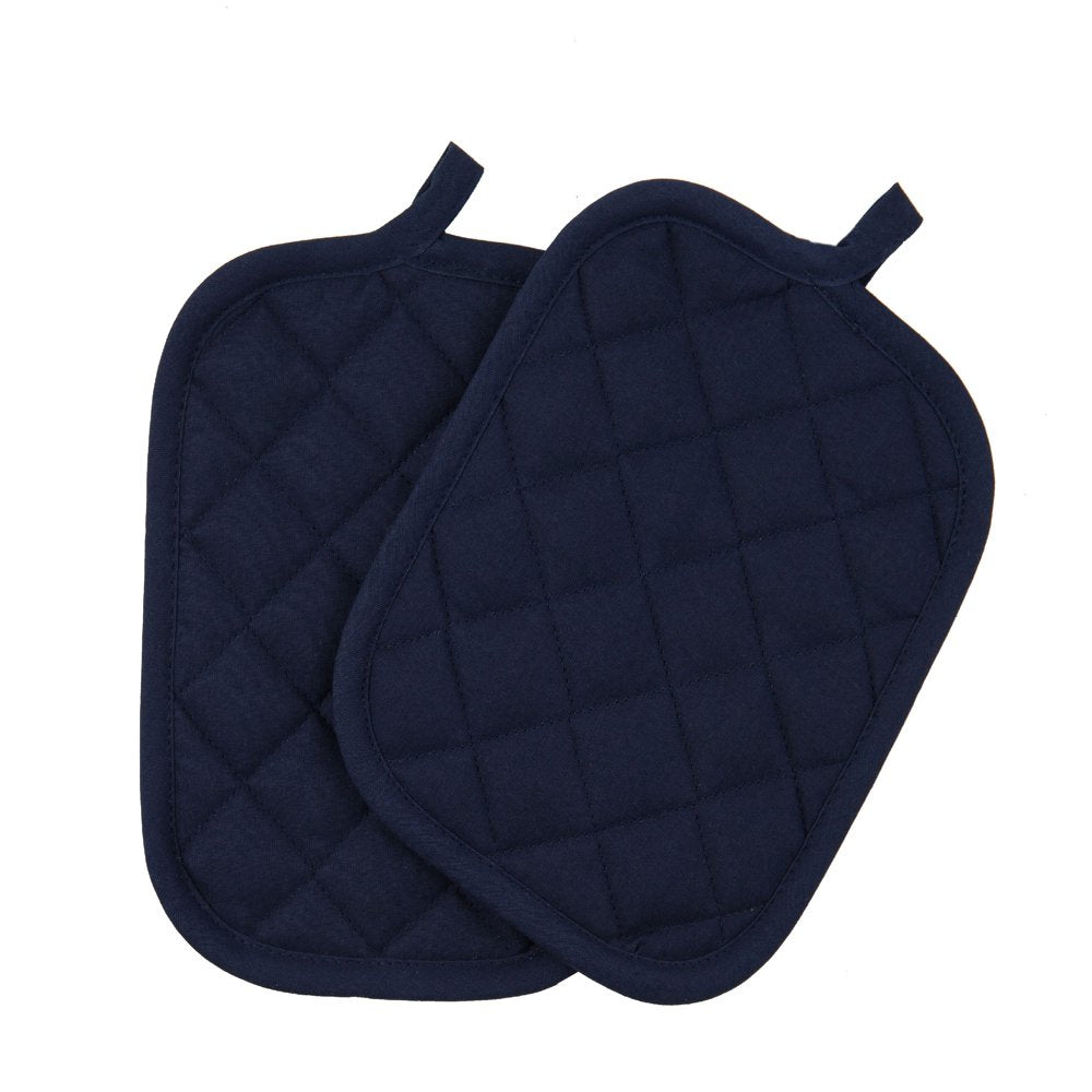 Kitchen Towel, Oven Mitt & Pot Holder Kitchen Set, 5 Piece, Navy Blue