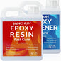 JANCHUN Crystal Clear Epoxy Resin Kit 72Oz, Bubble-Free, Anti-Yellowing, Self Leveling Easy Mix 1:1 Coating and Casting Resin for Table Top, Molds, Tumbler Crafts, Painting, Jewelry, DIY Gifts
