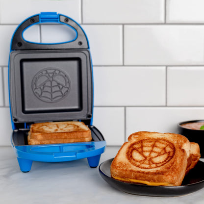 Uncanny Brands Jurassic Park Grilled Cheese Maker- Panini Press and Compact Indoor Grill- Opens 180 Degrees for Burgers