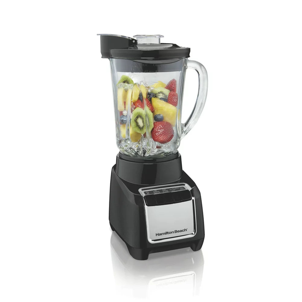 Wave Action Blender for Shakes and Smoothies, 48 Oz. Capacity, Glass Jar, Black, 53521