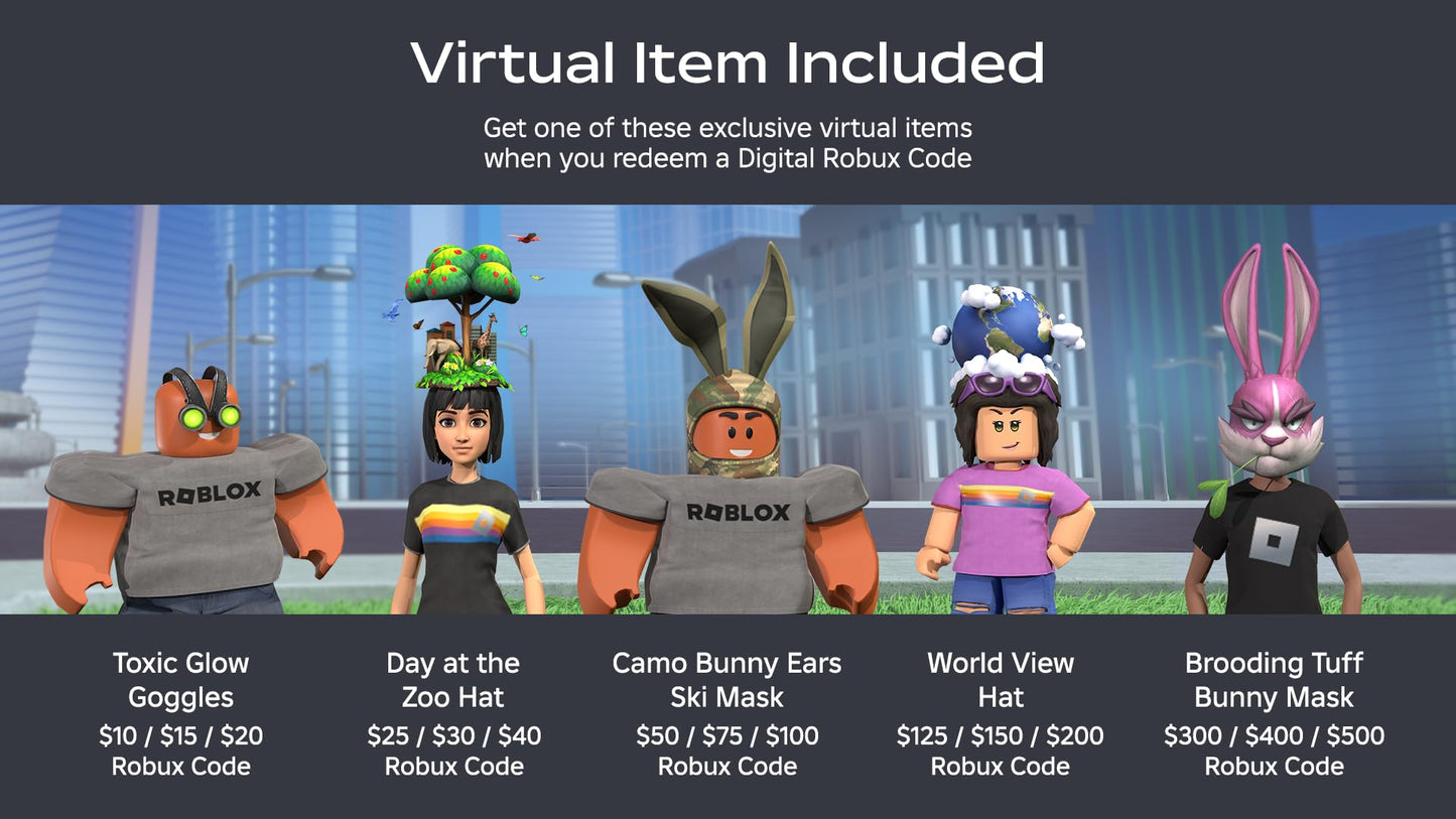 Roblox Digital Gift Card - 5,250 Robux [Includes Exclusive Virtual Item] [Digital Code]
