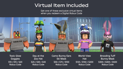 Roblox Digital Gift Card - 5,250 Robux [Includes Exclusive Virtual Item] [Digital Code]