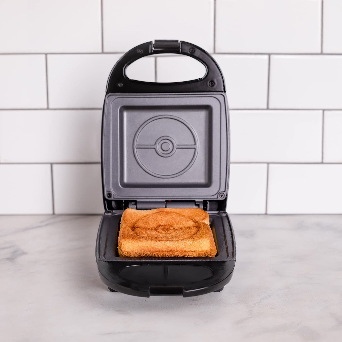 Uncanny Brands Jurassic Park Grilled Cheese Maker- Panini Press and Compact Indoor Grill- Opens 180 Degrees for Burgers