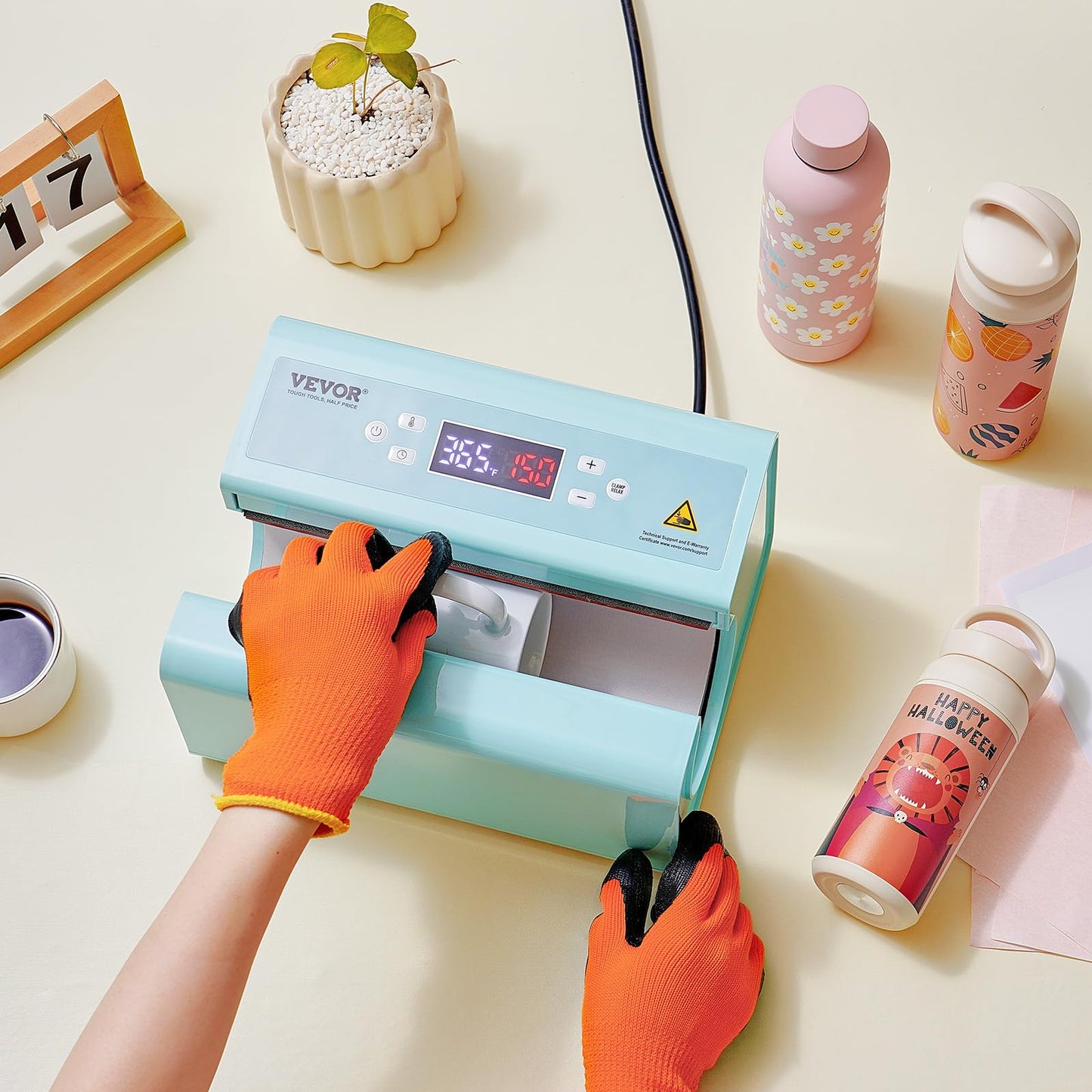 VEVOR 16x20 Heat Press, 1700W High Pressure Clamshell Heat Press Machine for T Shirts, Large Professional Digital Control Heat Transfer Machine for Sublimation, Vinyl, Heat Transfer Projects