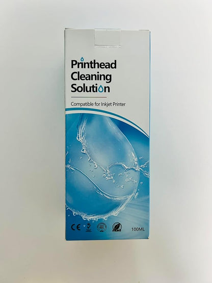 Printhead Cleaning Kit for Epson, Printer Cleaning Kit for HP, Inkjet Printer Head Cleaning Kit for Brother, Printer Cleaner Nozzle Cleaner Solution for Canon, Printers Print Head Cleaning Kit 100mL