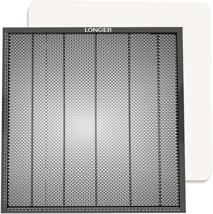 Longer Honeycomb Working Table, Soulmate for Engraver, Honeycomb Working Panel Set for RAY5, Fast Heat Dissipation and Desktop-Protecting, Compatible with All Laser Engraver Machines, 19.7"*19.7"