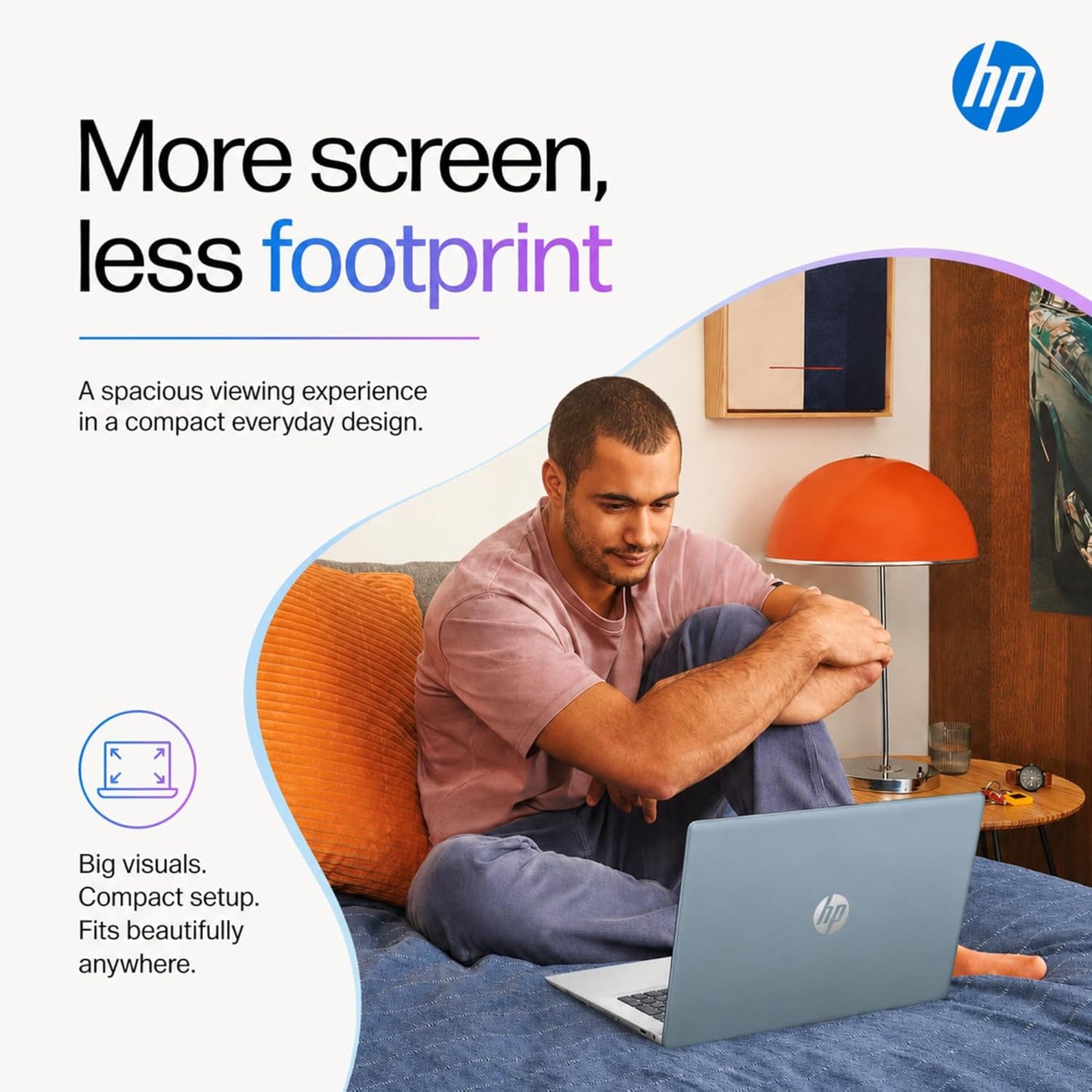 HP 17.3“ Laptop with Finger Print Reader, 16GB RAM, 512GB SSD Storage, Intel Dual-Core, 10 Key Number Pad, No Mouse, Office 365 for the Web, Windows 11 Home