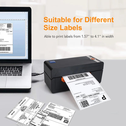 Thermal Label Printer, 4X6 Shipping Label Printer with Holder, High Speed