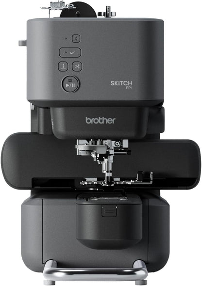 Brother Skitch Single-Needle Embroidery Machine Powered by the Required Artspira Mobile App, 4” X 4” Embroidery Area, Bluetooth Connected