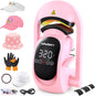 Whubefy Auto Hat Heat Press Machine, 3-In-1 Hat Press Heat Machine for Caps with 3 Platens, Blank Cap, Gloves, Automatic Open/Release, Heat Transfer Cap Heat Press HTV Iron on for Vinyl, Sublimation