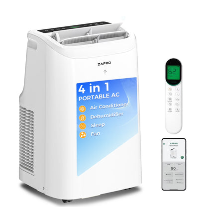 Portable Air Conditioners 6000 BTU, Portable Ac Units for Bedroom with Fan & Dehumidifier, 24H Timer with App/Remote/Timer/Led Display