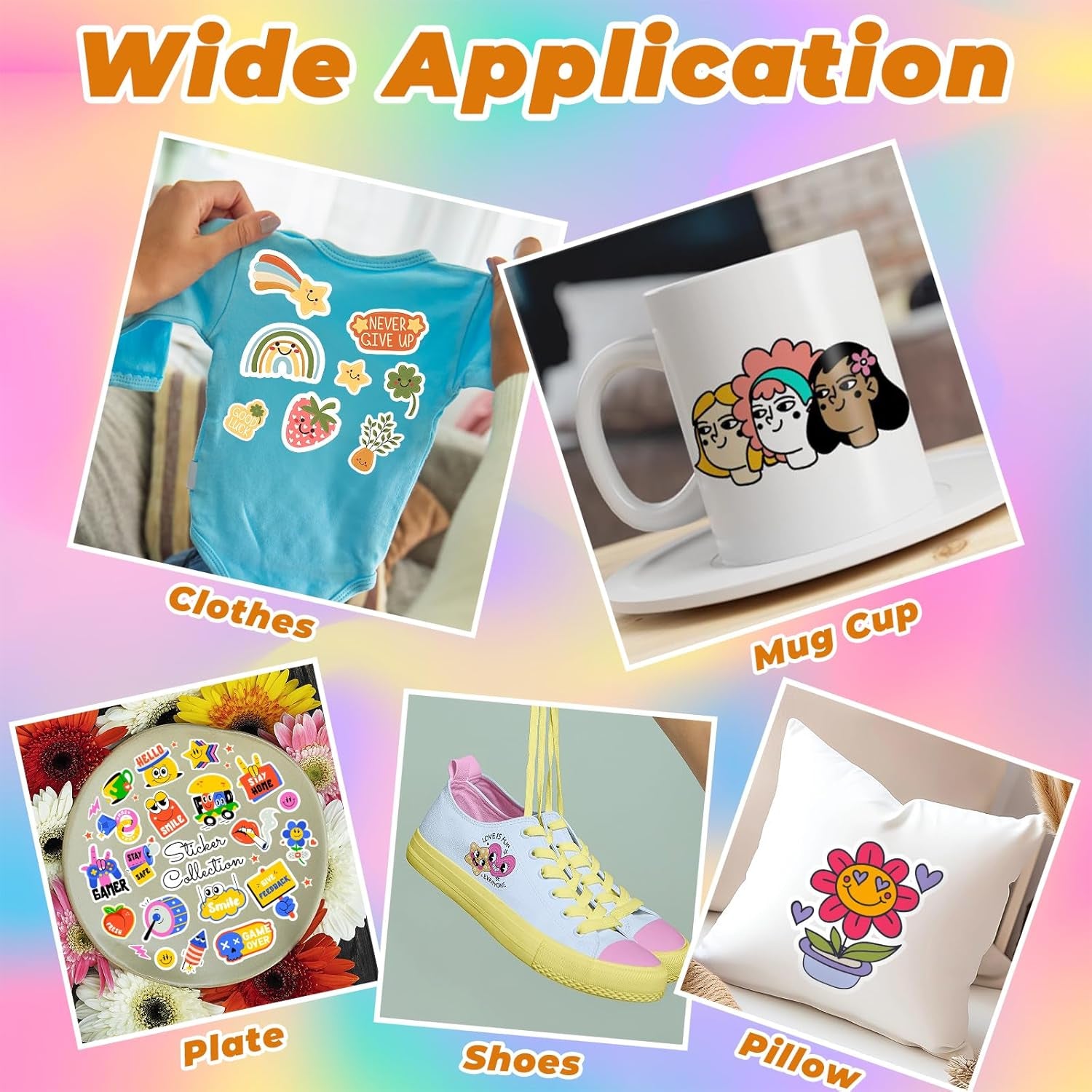 Sublimation Paper 8.3 X 11 Inches - 110 Sheets Sublimation Paper Compatible with Inkjet Printers & Sublimation Inks, High Transfer Efficiency for T-Shirts, Mugs, Crafts