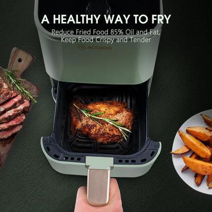 Innovative Touchscreen Air Fryer by  - 2 Quart, 8 Presets for Fries/Chicken/Snacks